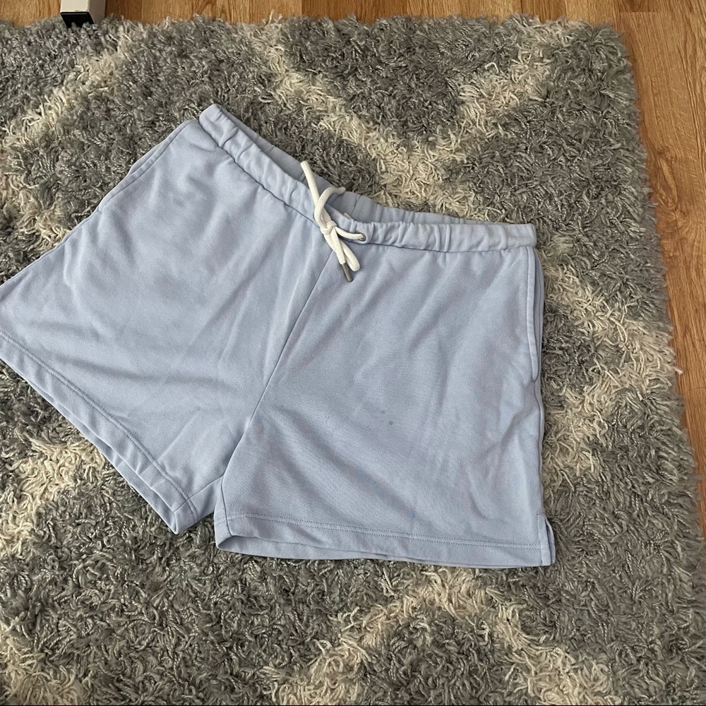 NWOT Blue cotton shorts